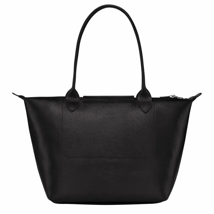 Women Le Pliage City M Tote Bag Black Longchamp Shoulder Bags