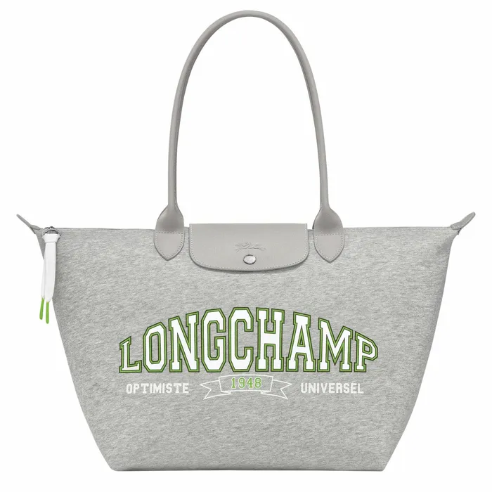 Women Le Pliage Collection L Tote Bag Grey Longchamp Shoulder Bags