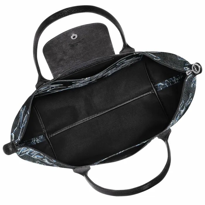Women Le Pliage Collection L Tote Bag Navy Longchamp Shoulder Bags