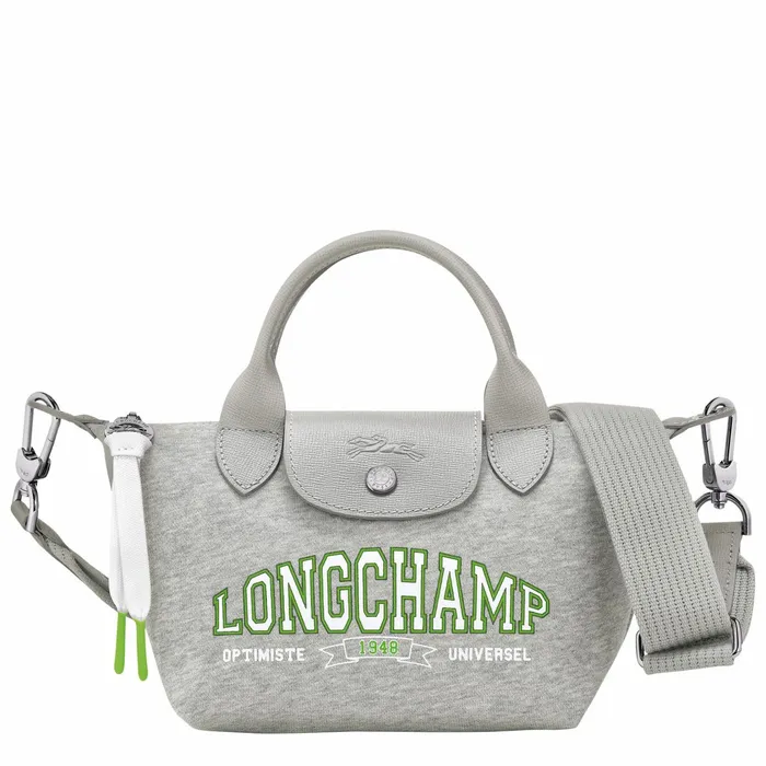 Women Le Pliage Collection XS Handbag Grey Longchamp Handbags