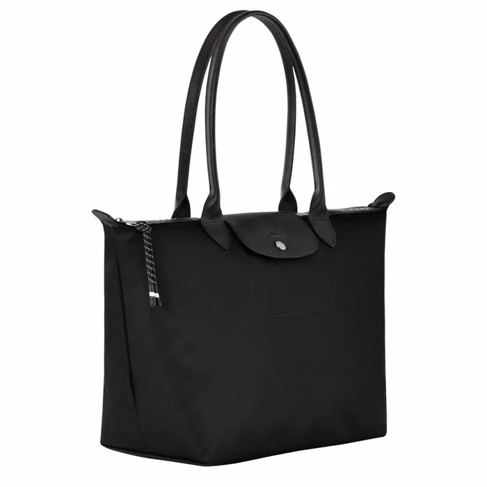 Women Le Pliage Energy L Tote Bag Black Longchamp Shoulder Bags