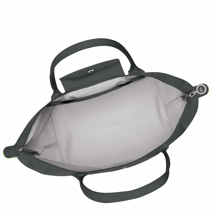 Women Le Pliage Green L Tote Bag Graphite Longchamp Shoulder Bags