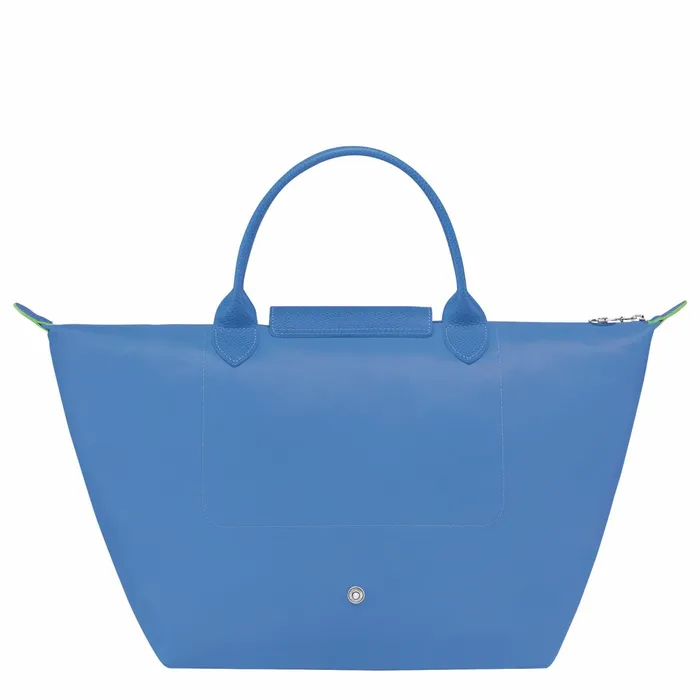 Women Le Pliage Green M Handbag Cornflower Longchamp Handbags