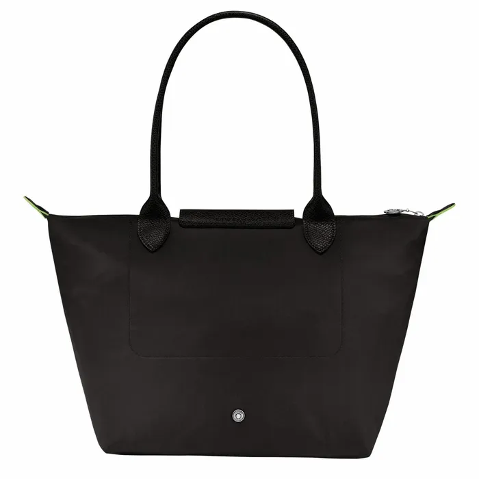 Women Le Pliage Green M Tote Bag Black Longchamp Shoulder Bags