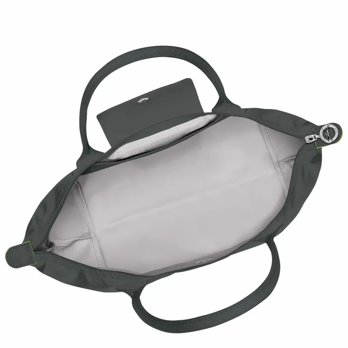 Women Le Pliage Green M Tote Bag Graphite Longchamp Shoulder Bags