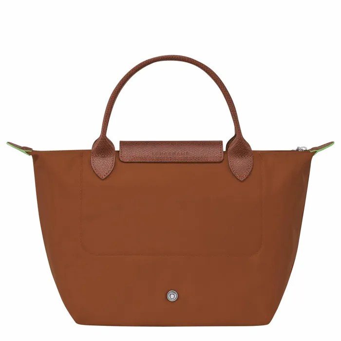 Women Le Pliage Green S Handbag Cognac Longchamp Handbags