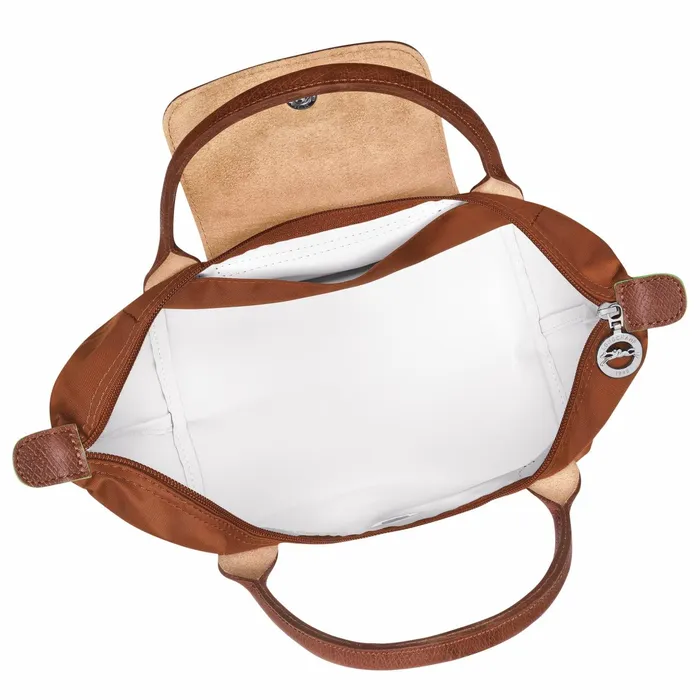 Women Le Pliage Green S Handbag Cognac Longchamp Handbags