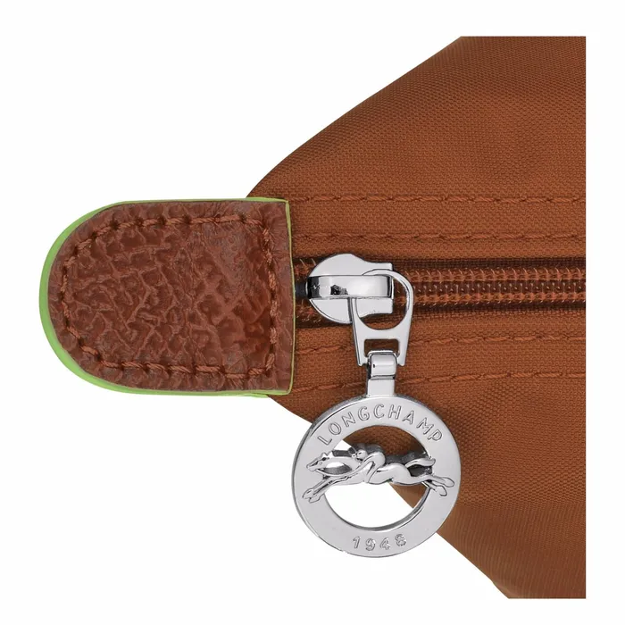Women Le Pliage Green S Handbag Cognac Longchamp Handbags