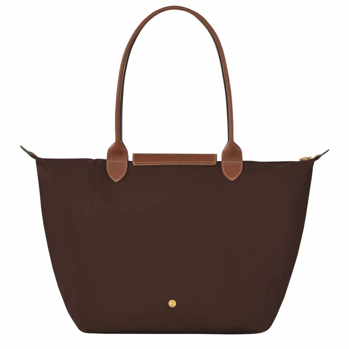 Women Le Pliage Original L Tote Bag Ebony Longchamp Shoulder Bags