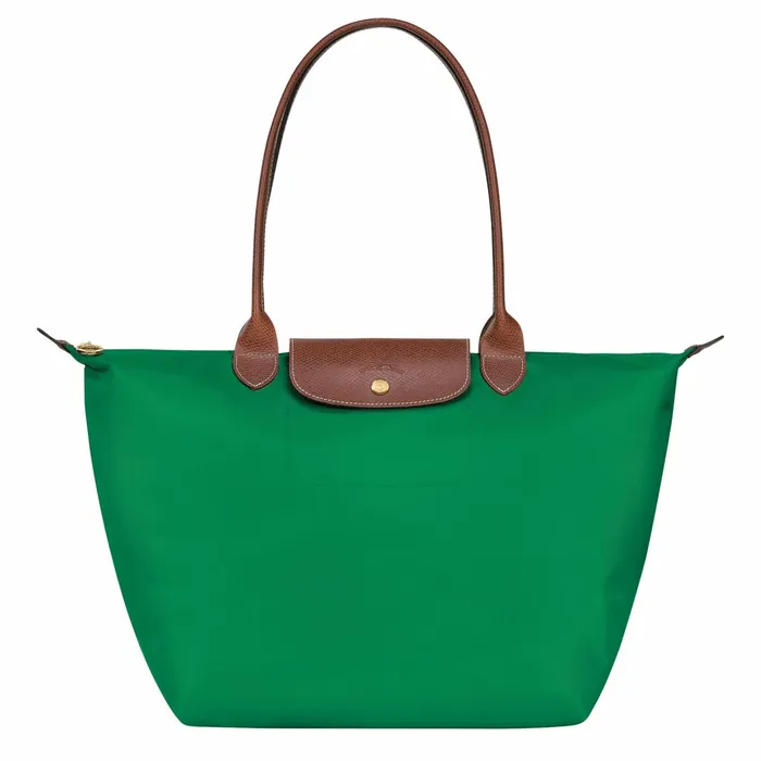 Women Le Pliage Original L Tote Bag Green Longchamp Shoulder Bags