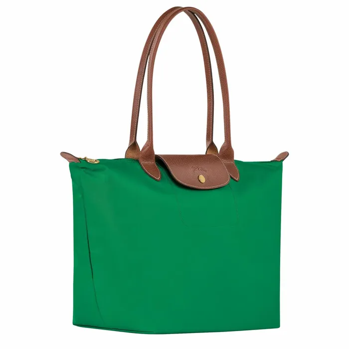 Women Le Pliage Original L Tote Bag Green Longchamp Shoulder Bags