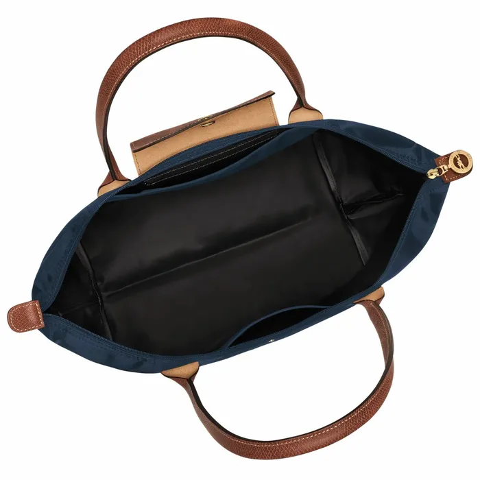 Women Le Pliage Original L Tote Bag Navy Longchamp Shoulder Bags