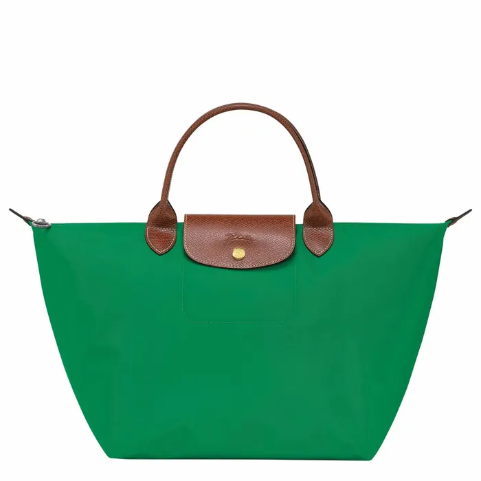 Women Le Pliage Original M Handbag Green Longchamp Handbags