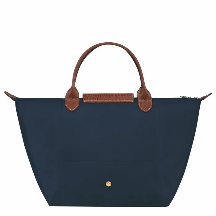 Women Le Pliage Original M Handbag Navy Longchamp Handbags