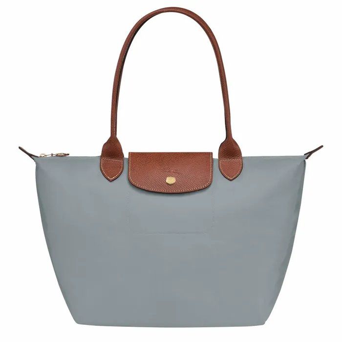 Women Le Pliage Original M Tote Bag Steel Longchamp Shoulder Bags
