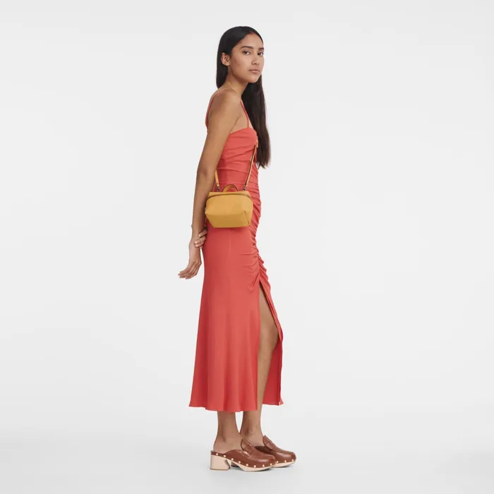 Women Le Pliage Xtra XS Vanity Apricot Longchamp Crossbody Bags