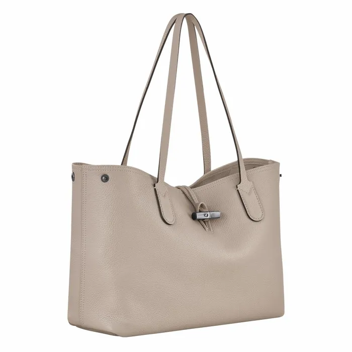 Women Le Roseau Essential L Tote Bag Clay Longchamp Shoulder Bags