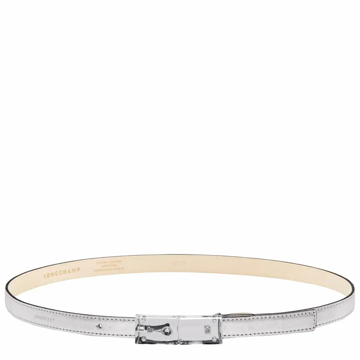 Women Le Roseau Essential Ladies039 Belt Silver Longchamp Belts