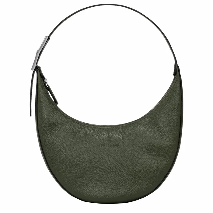 Women Le Roseau Essential M Hobo Bag Khaki Longchamp Shoulder Bags