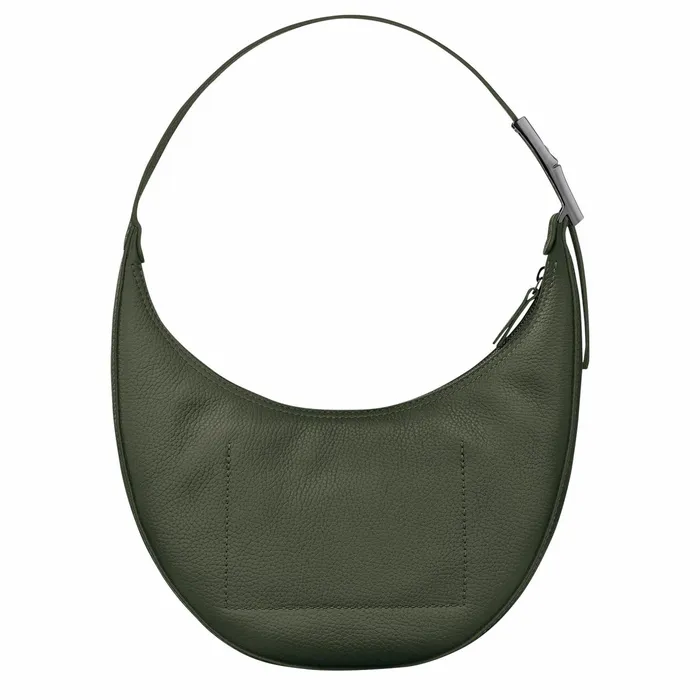 Women Le Roseau Essential M Hobo Bag Khaki Longchamp Shoulder Bags