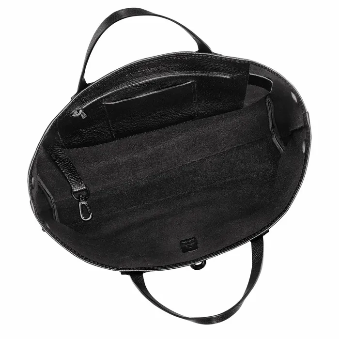 Women Le Roseau Essential M Tote Bag Black Longchamp Shoulder Bags