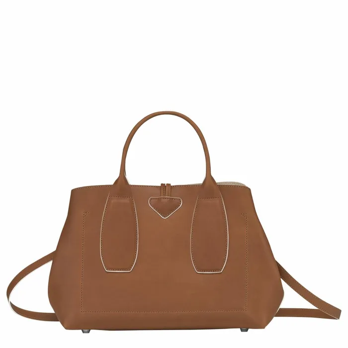 Women Le Roseau M Handbag Cognac Longchamp Handbags