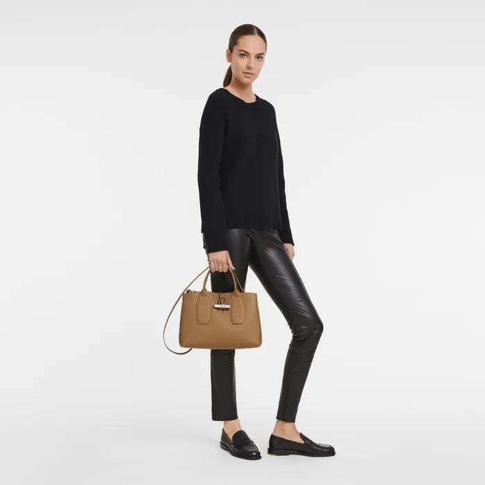 Women Le Roseau M Handbag Natural Longchamp Handbags