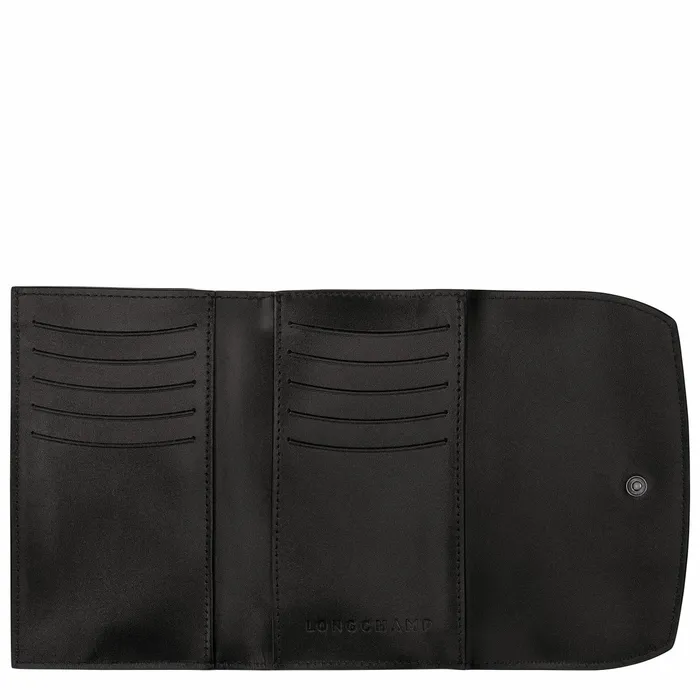 Women Le Roseau Wallet Black Longchamp Wallets