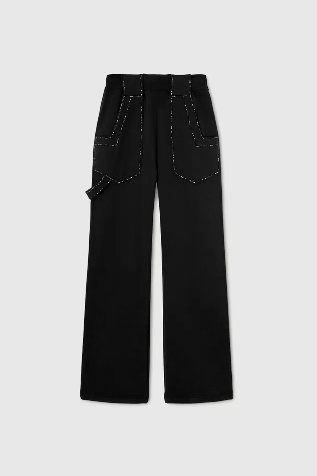 Women Life Homewear Ermanno Scervino Bootcut Trousers With Microcrystals