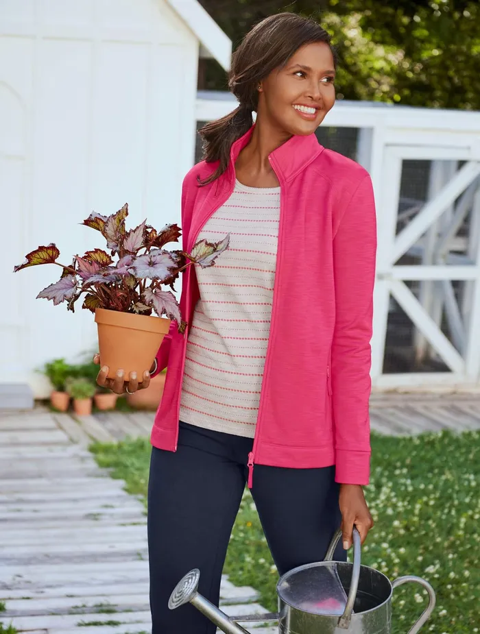 Women Long and 34 Sleeve Talbots Side Ruched Tee