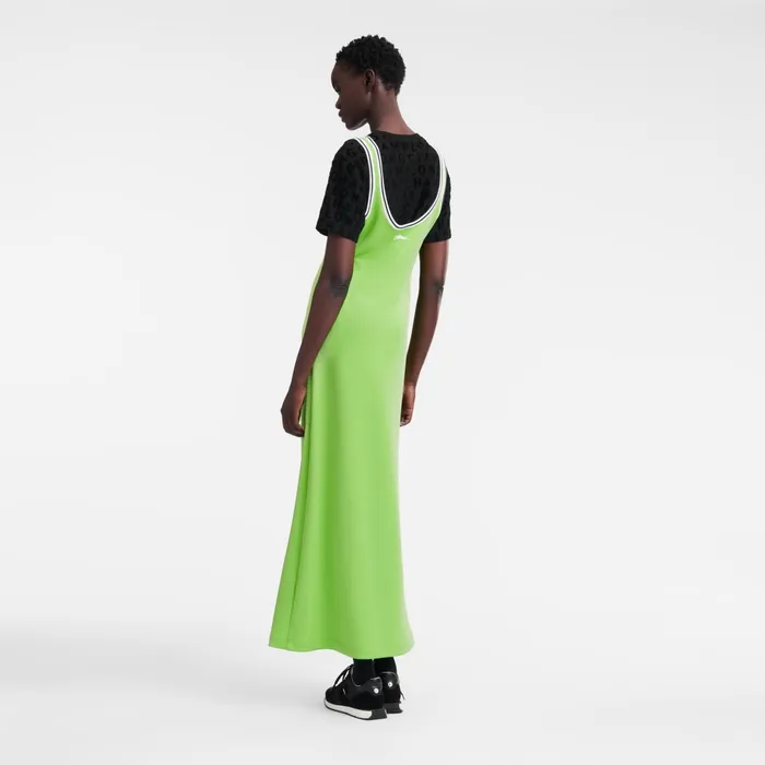 Women Long Dress Green Light Longchamp Dresses and Skirts