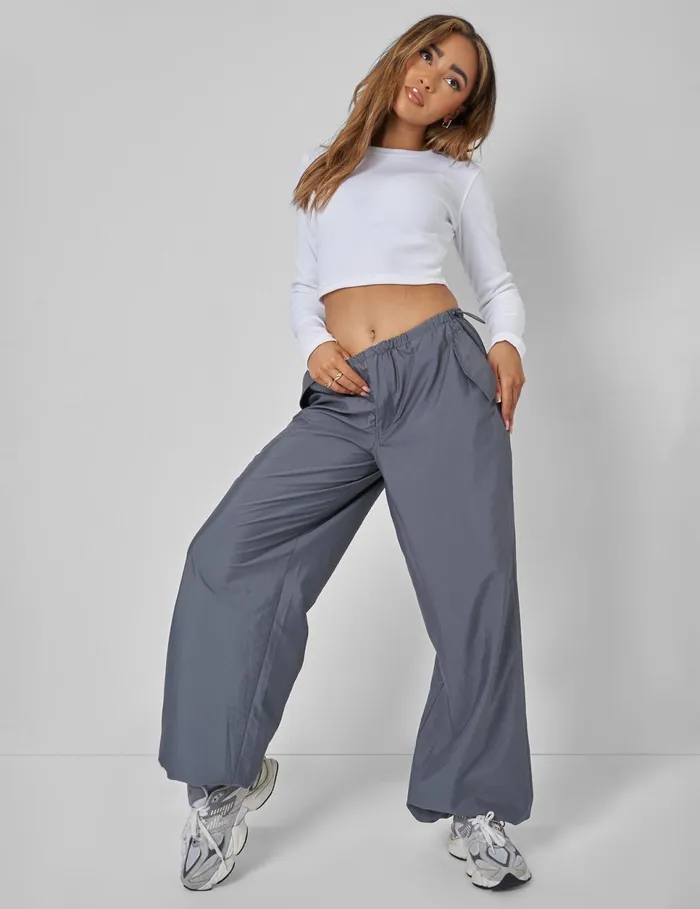 Women Long Sleeve Ribbed Top White White Public Desire Tops