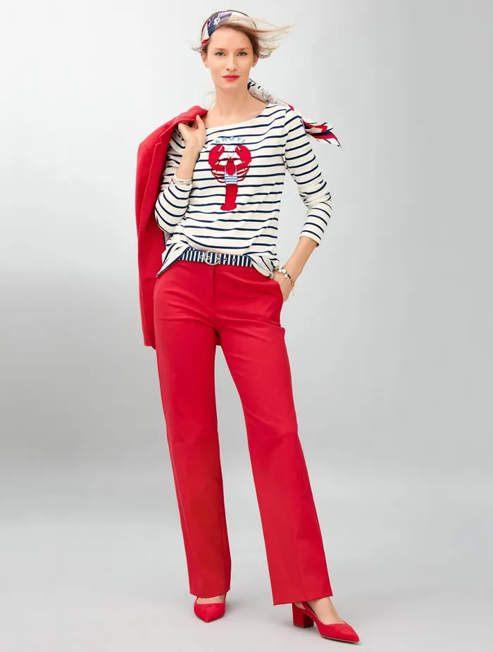 Women LongTall Talbots Newport Pants Black