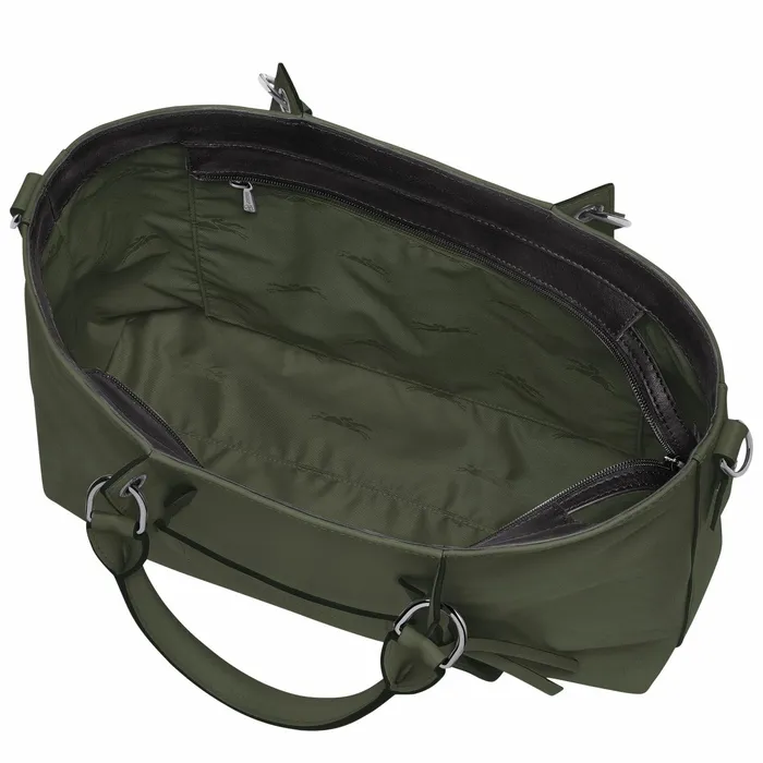 Women Longchamp 3D L Handbag Khaki Longchamp Handbags