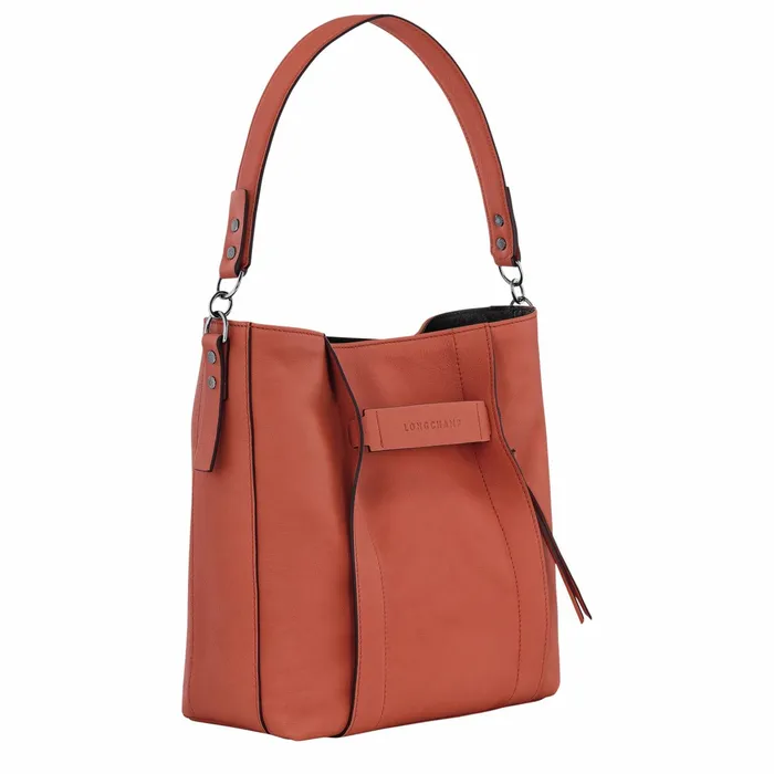 Women Longchamp 3D M Hobo Bag Sienna Longchamp Shoulder Bags
