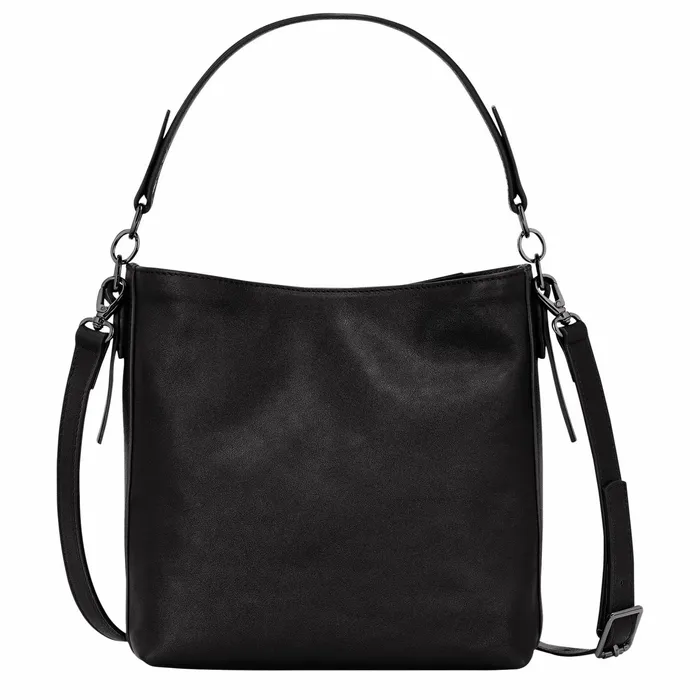 Women Longchamp 3D S Crossbody Bag Black Longchamp Crossbody Bags