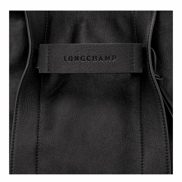 Women Longchamp 3D S Crossbody Bag Black Longchamp Crossbody Bags