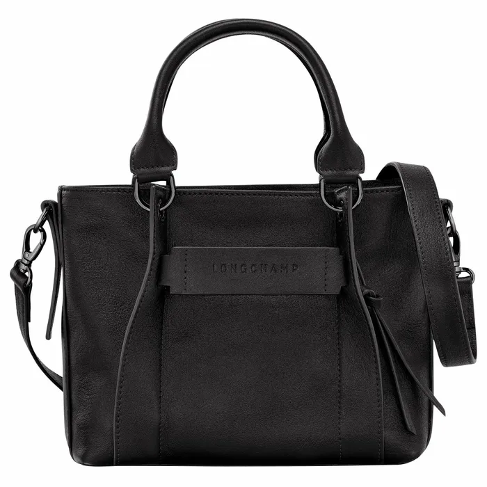 Women Longchamp 3D S Handbag Black Longchamp Handbags