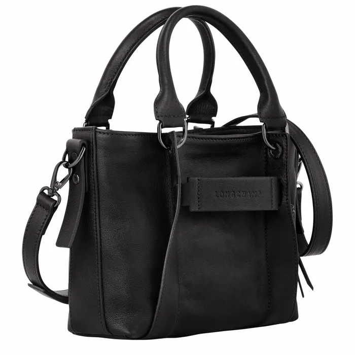 Women Longchamp 3D S Handbag Black Longchamp Handbags