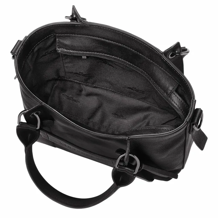 Women Longchamp 3D S Handbag Black Longchamp Handbags