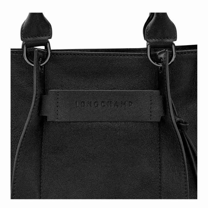 Women Longchamp 3D S Handbag Black Longchamp Handbags