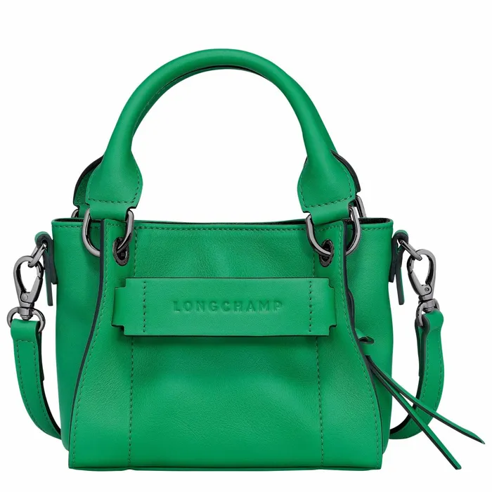 Women Longchamp 3D XS Handbag Green Longchamp Handbags