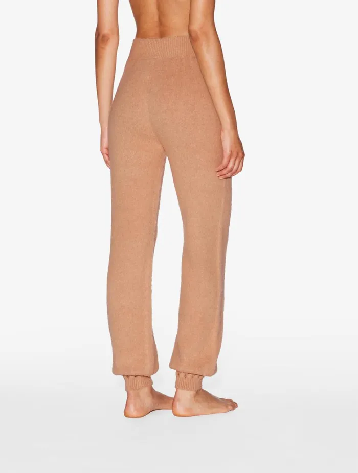 Women Loungewear La Perla Alpaca Blend Trousers In Camel