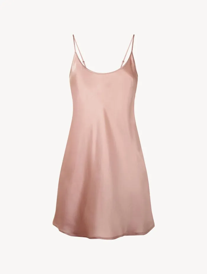 Women Loungewear La Perla Powder Pink Silk Short Slip