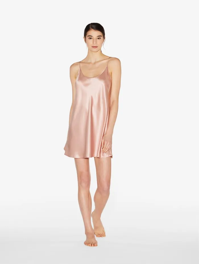 Women Loungewear La Perla Powder Pink Silk Short Slip