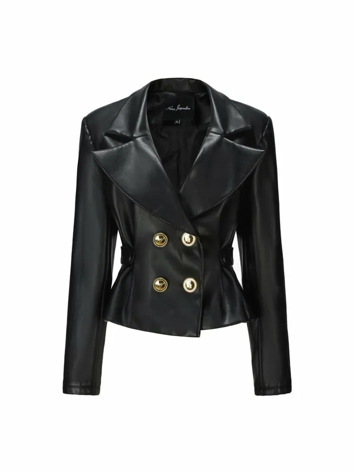 Women Lucy Leather Jacket Nana Jacqueline Outerwear
