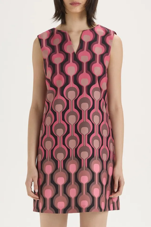 Women Malparmi Dresses Temple Degrad Cady Dress Pinkcamel