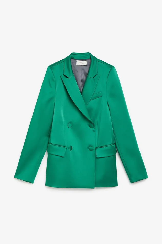 Women Malparmi Jackets Stretch Duchesse Jacket Ivy Green