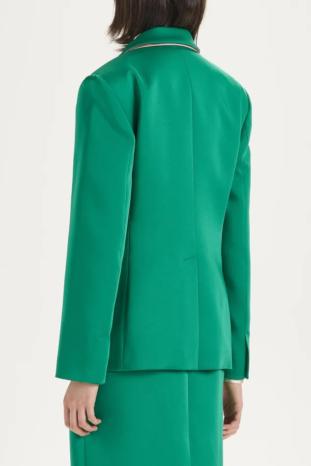 Women Malparmi Jackets Stretch Duchesse Jacket Ivy Green