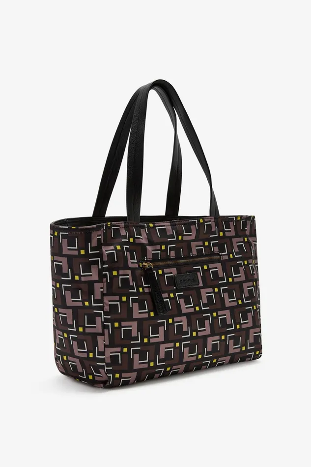 Women Malparmi Shopping Bag Double Face Shopping Bag Black